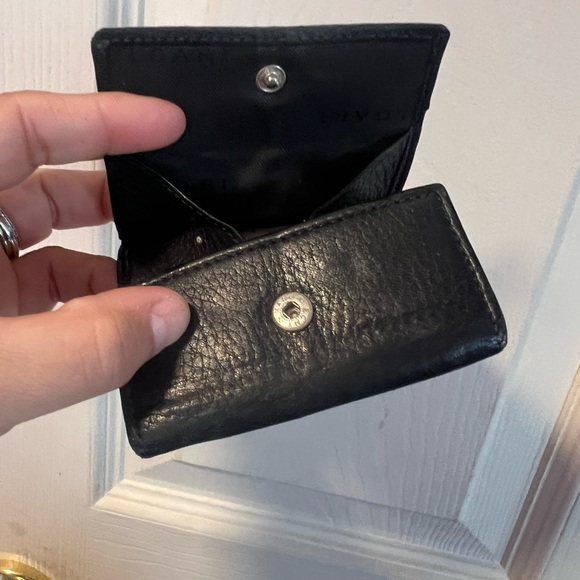 BVLGARI Black Leather coin holder - Picture 3 of 7